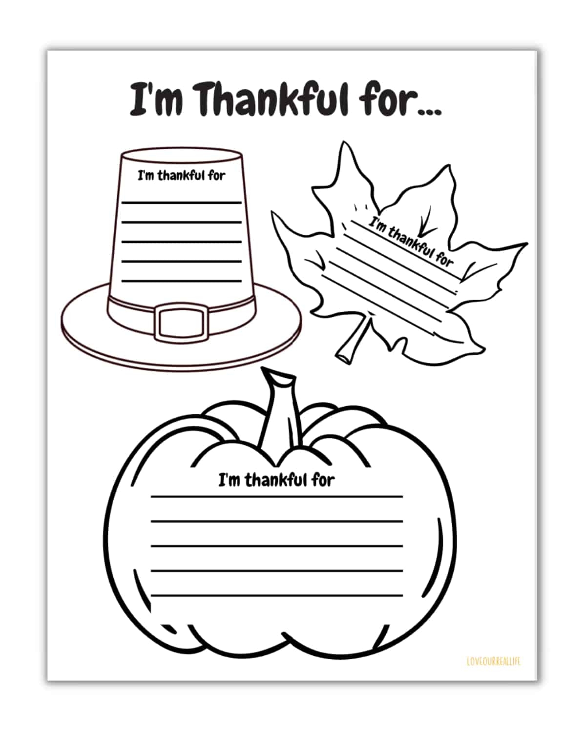 FREE I m Thankful For Printable And Worksheets For Kids Love Our Real Life FREE I m Thankful For Printable And Worksheets For Kids Love Our Real Life