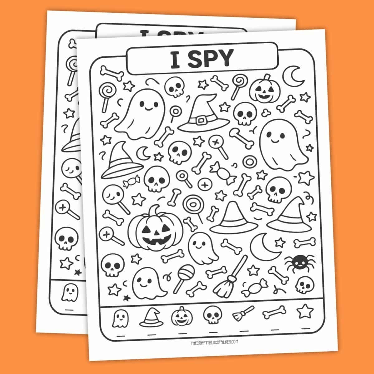 Free I Spy Halloween Printable Activity For Kids