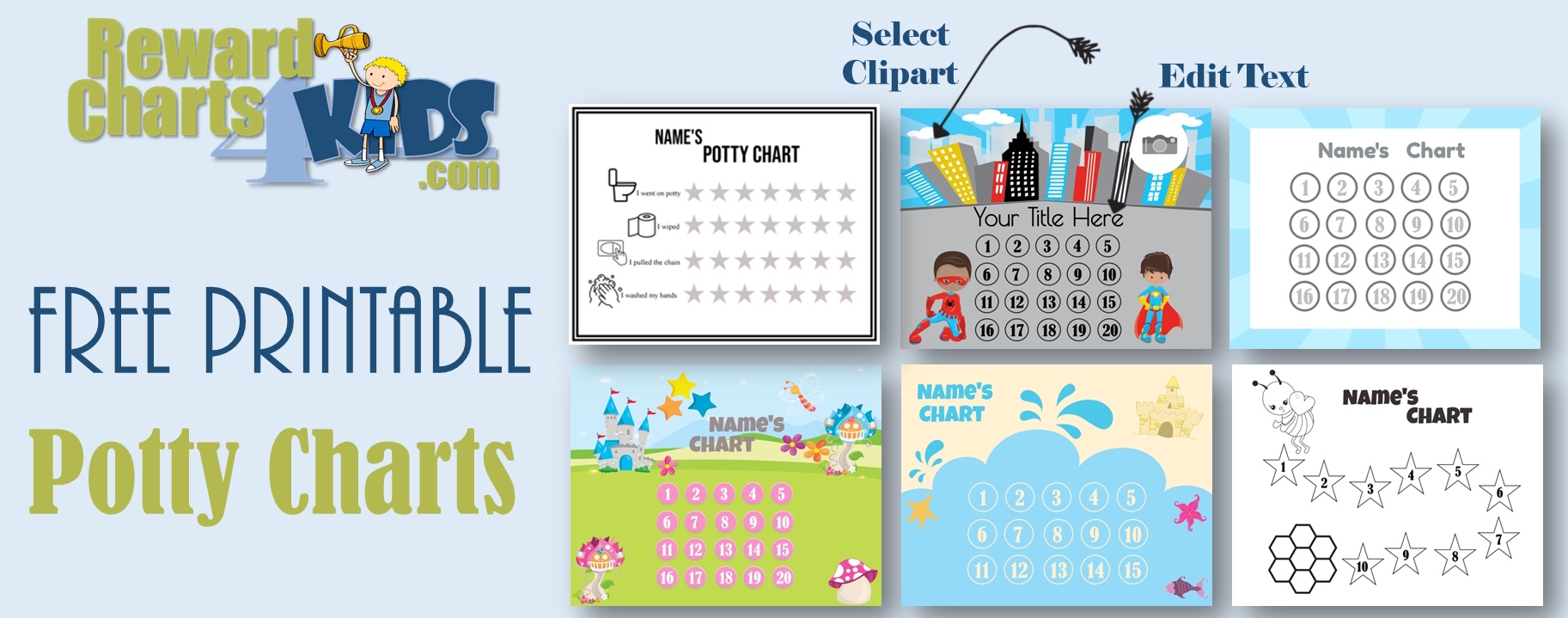 Free Potty Training Chart Customize Online Print At Home