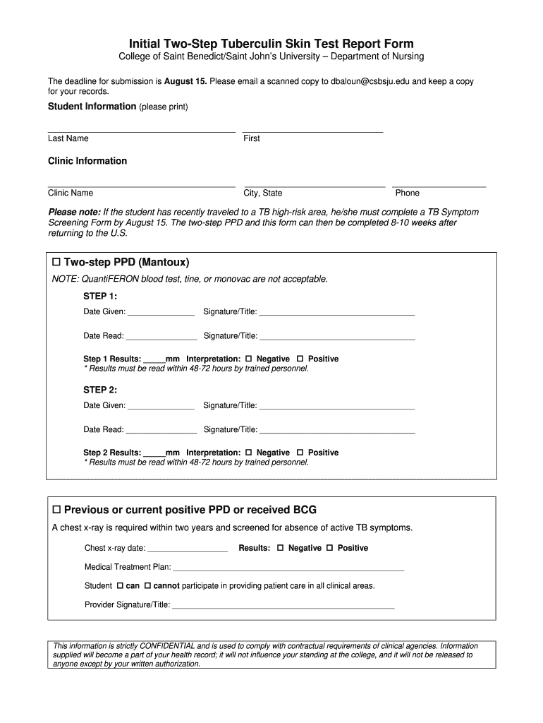 Free Printable 2 Step Tb Test Form Pdf Download Fill Out Sign Online DocHub Free Printable 2 Step Tb Test Form Pdf Download Fill Out Sign Online DocHub