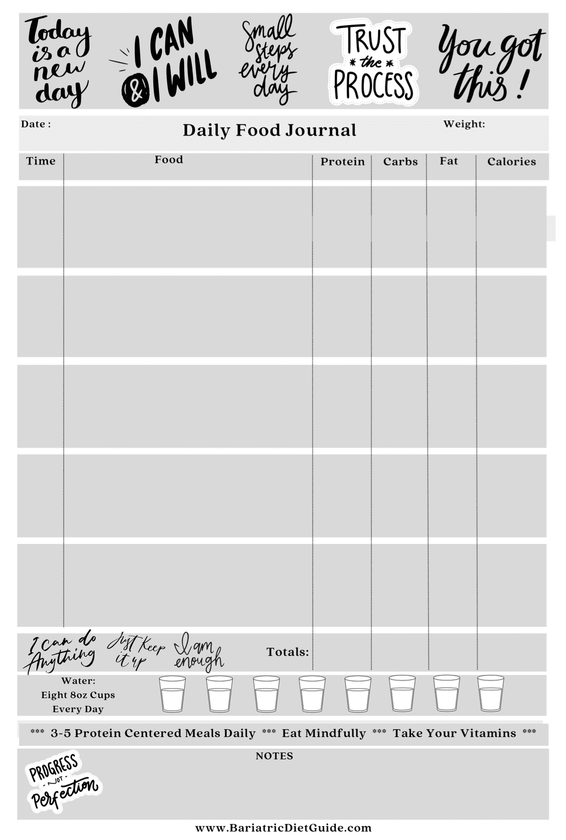 printable bariatric meal plan pdf