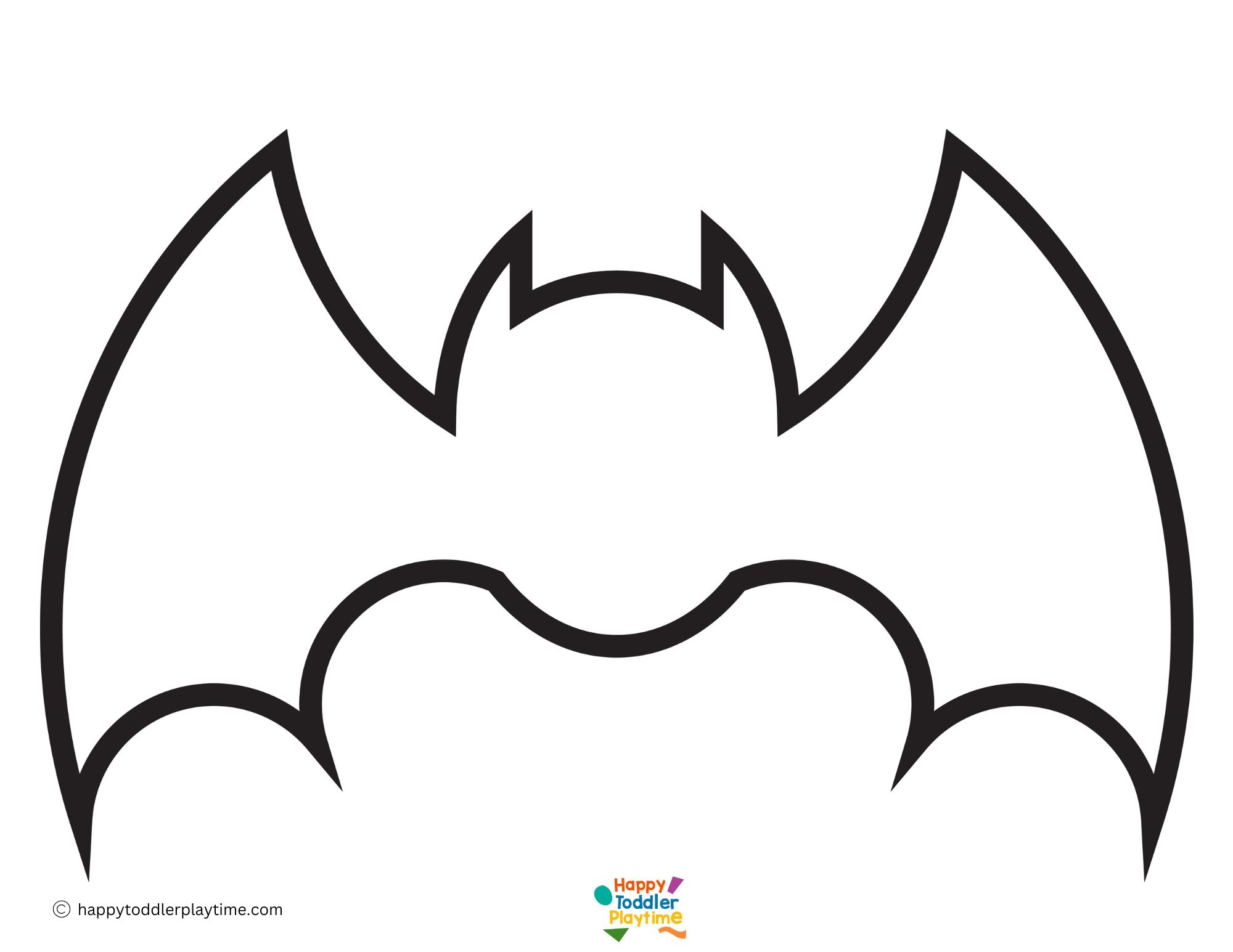 bat template printable