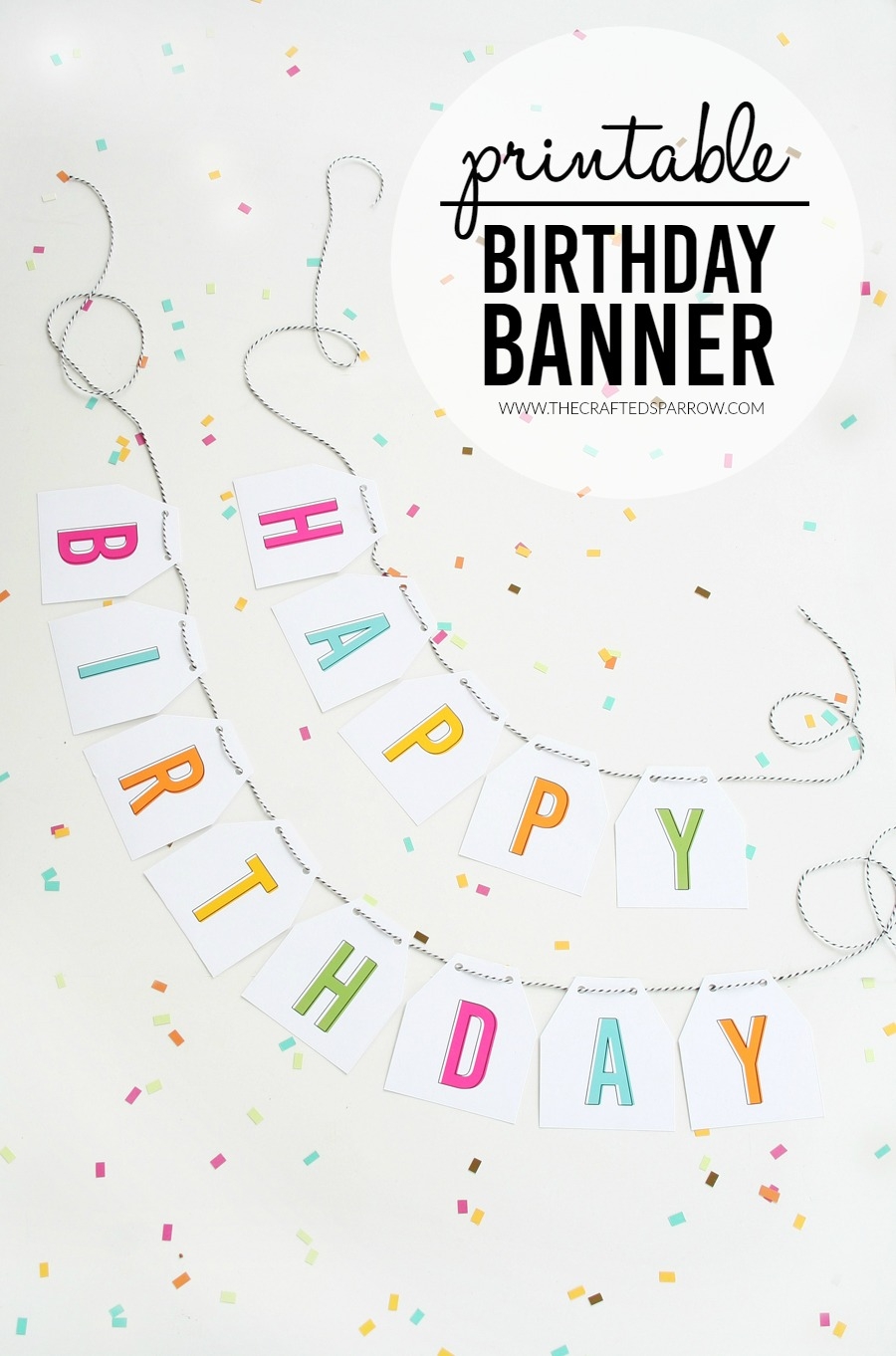 printable happy birthday banner