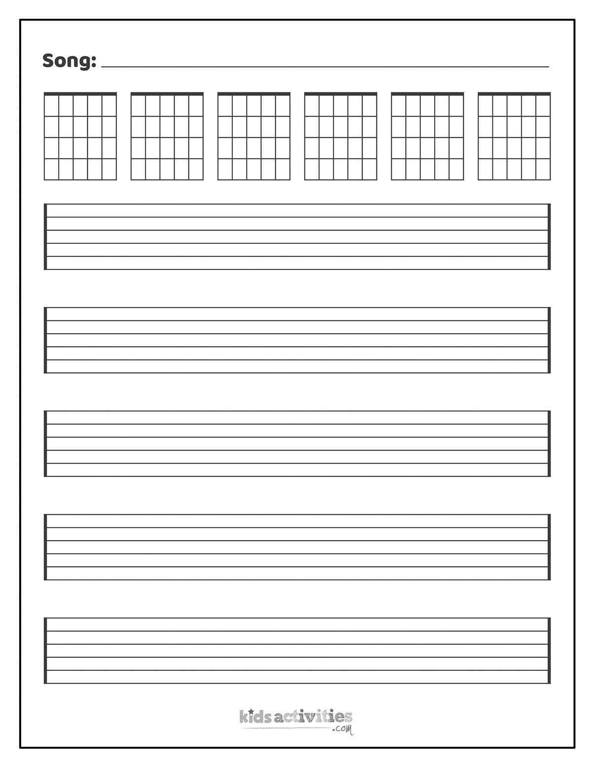 free printable music staff paper free printable music staff paper