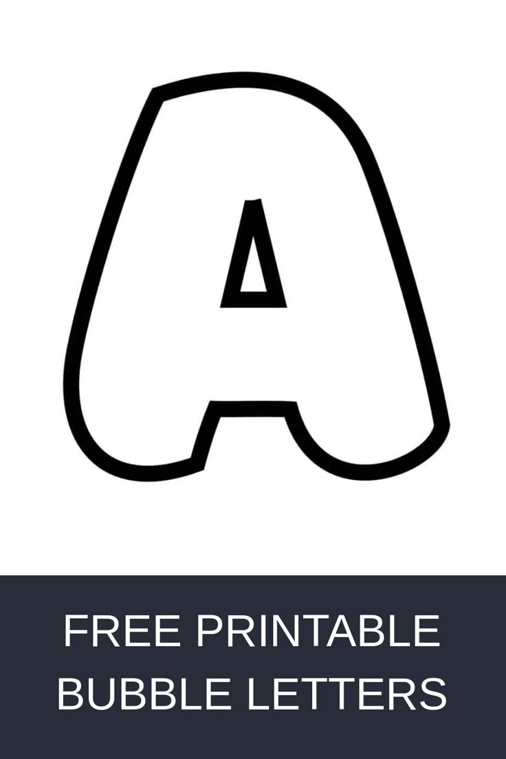 printable bubble writing