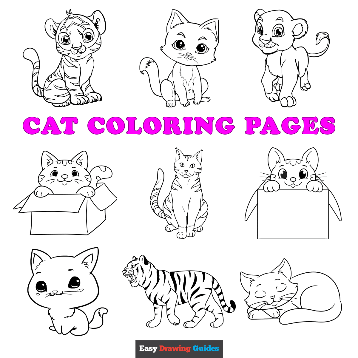 Free Printable Cat Coloring Pages For Kids Free Printable Cat Coloring Pages For Kids