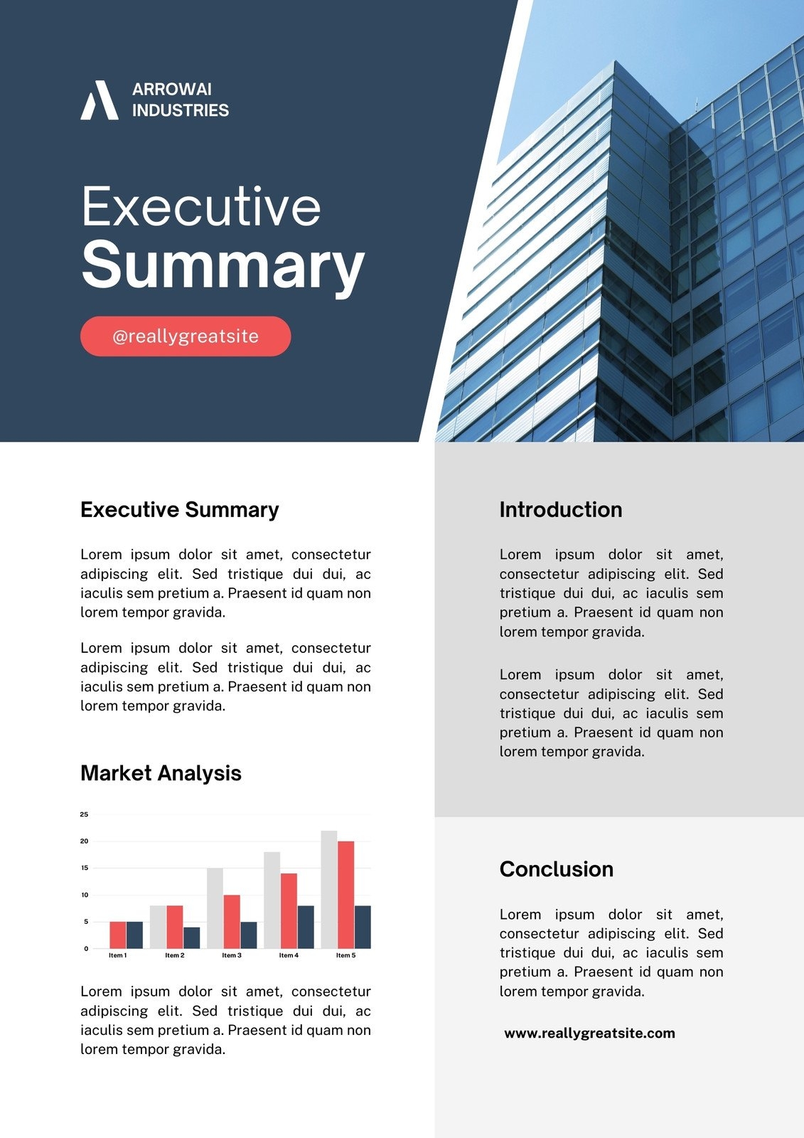 Free Printable Executive Summary Templates Canva