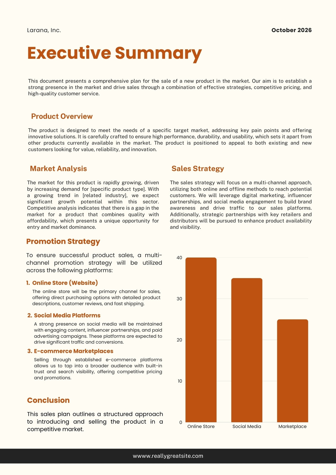 Free Printable Executive Summary Templates Canva