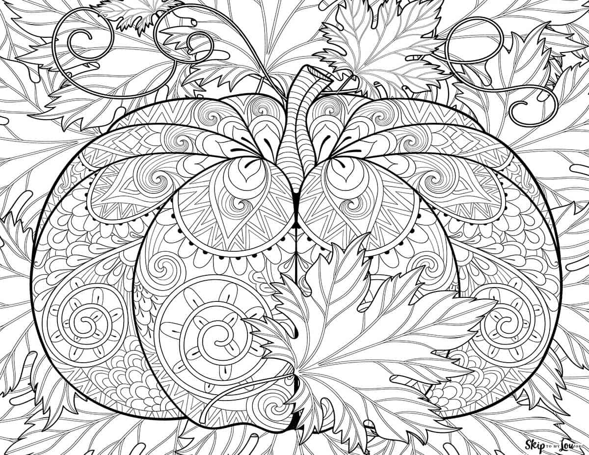 printable autumn coloring printable autumn coloring