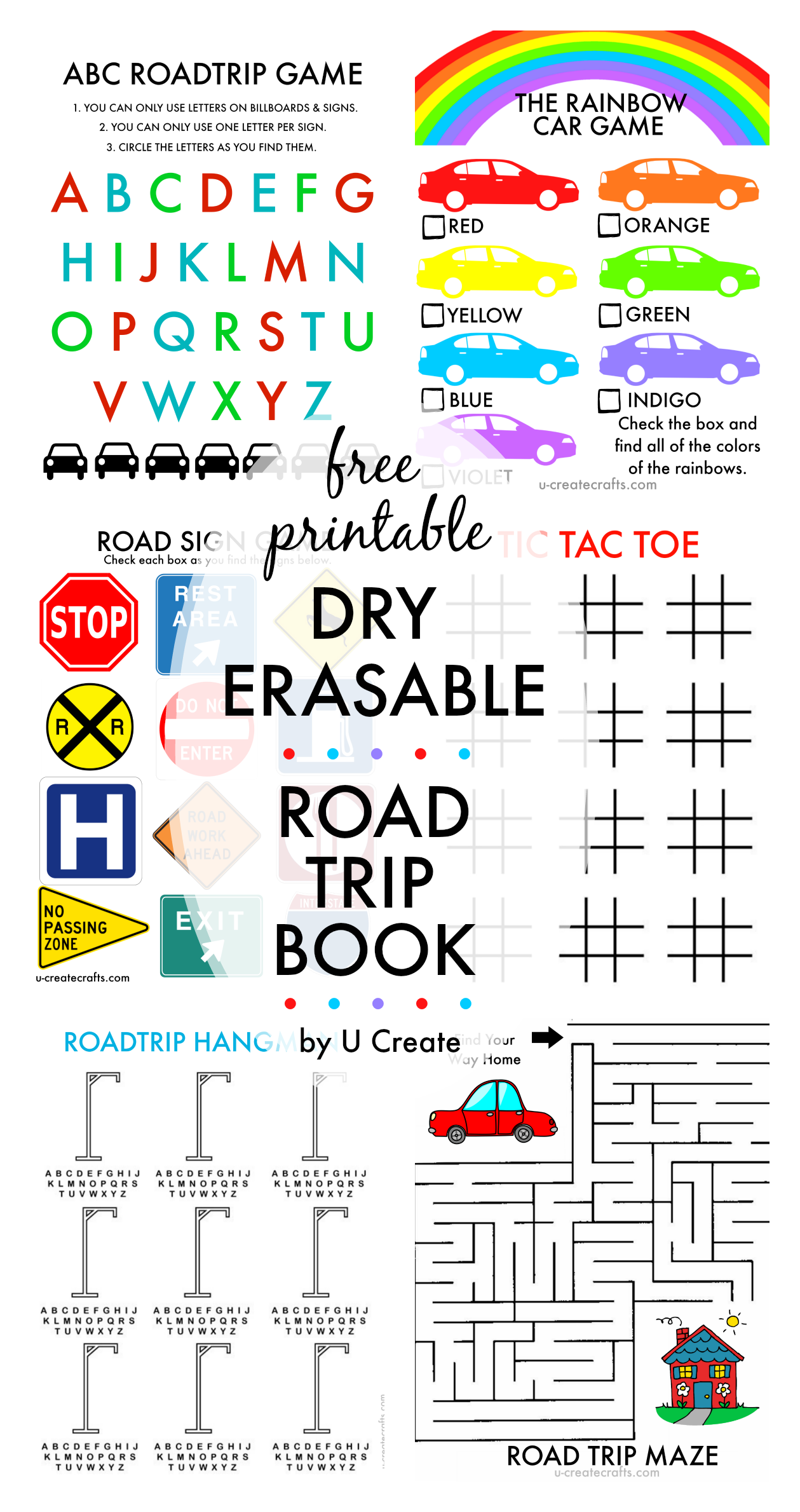 printable road trip games