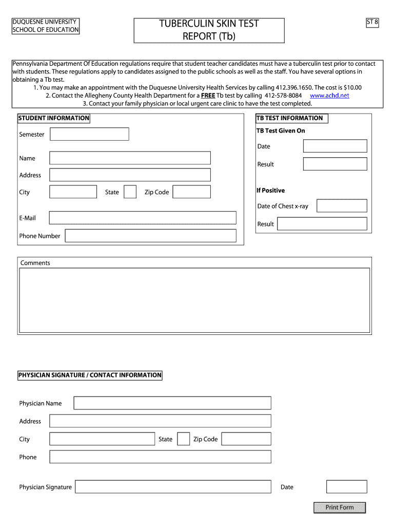 Free Printable Tb Test Form Fill Out Sign Online DocHub Free Printable Tb Test Form Fill Out Sign Online DocHub