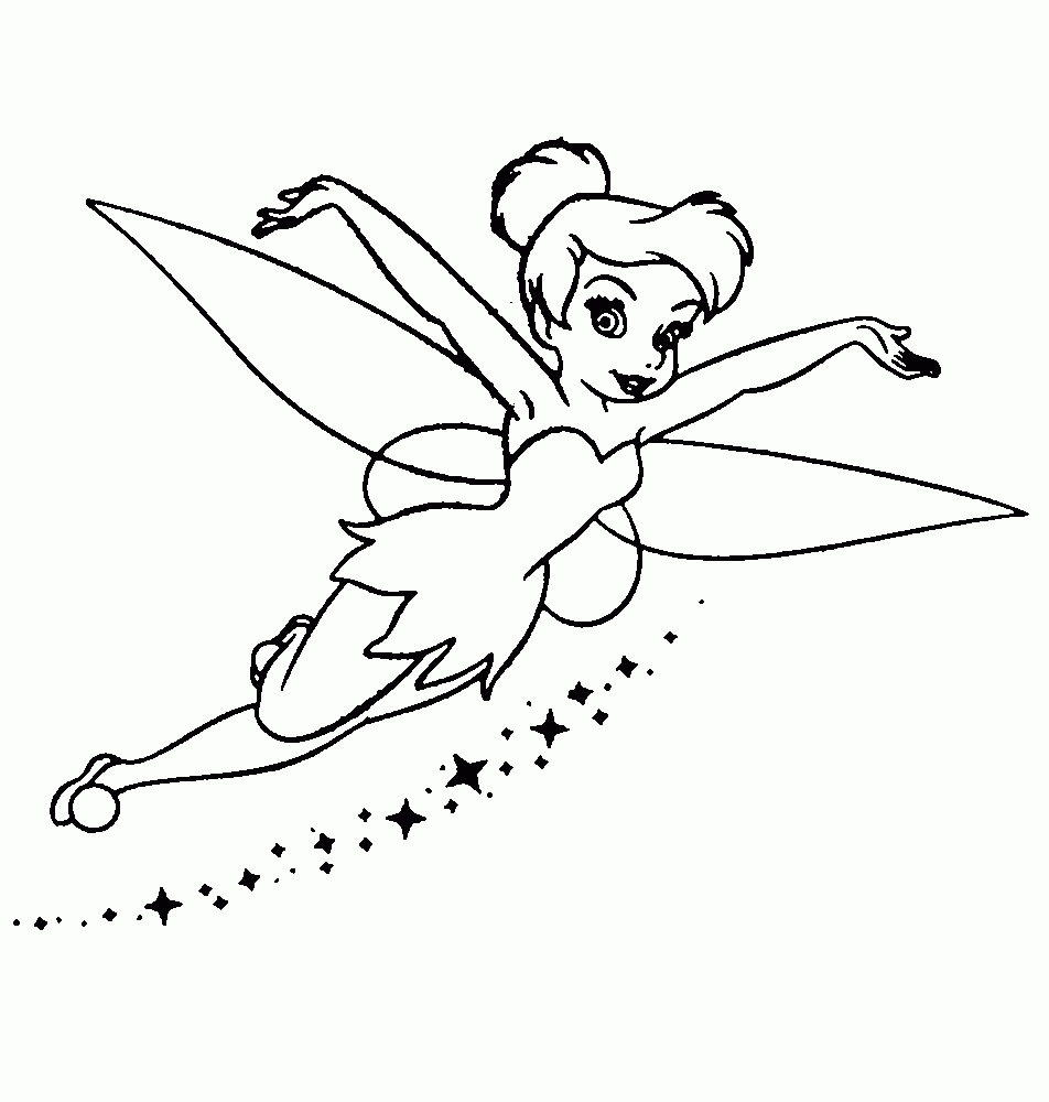 Free Printable Tinkerbell Coloring Pages For Kids