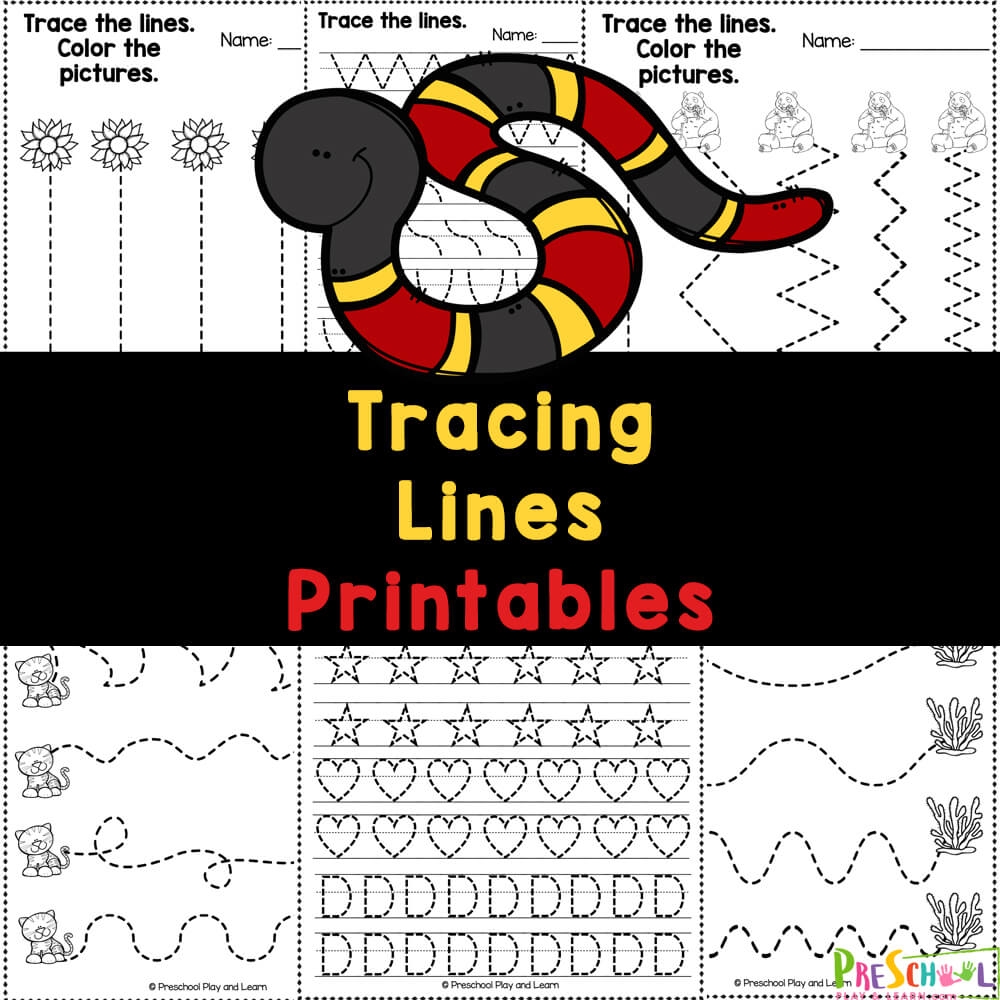 free printable tracing worksheets