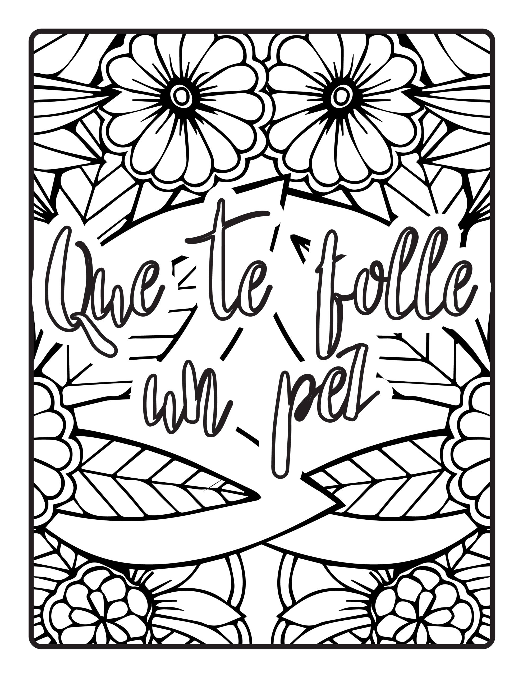 free printable spanish motivational coloring pages