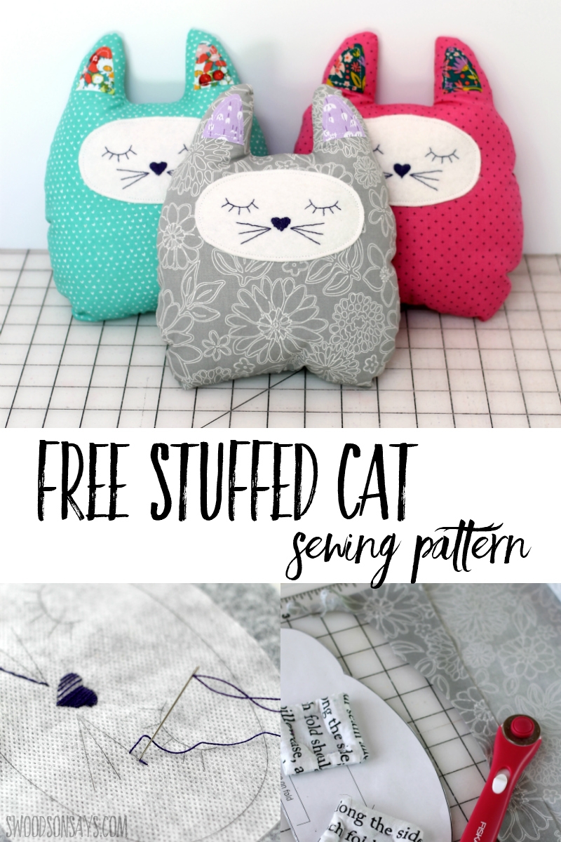 template free printable animal sewing pattern