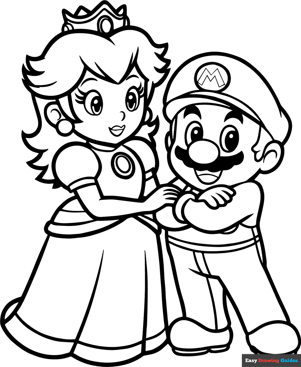 Free Super Mario Bros Coloring Pages For Kids 11 Printable Sheets