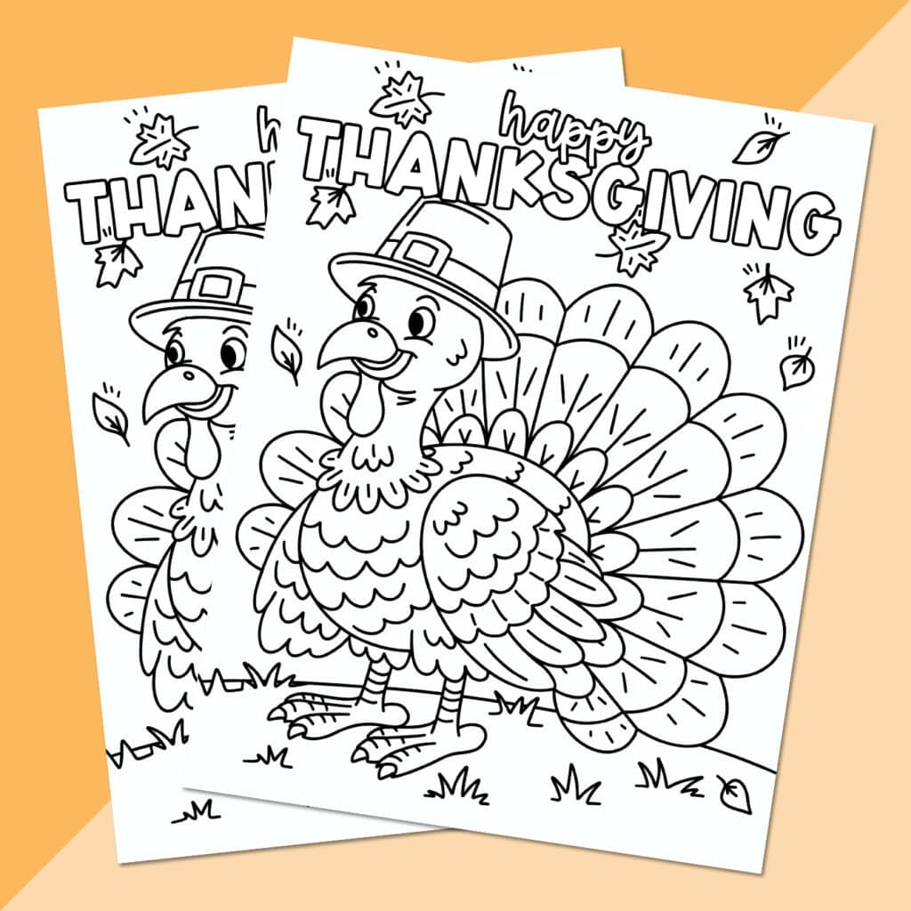 printable thanksgiving coloring