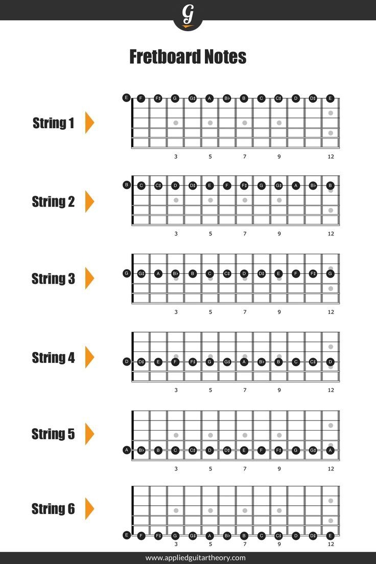 Guitar Fretboard Notes Guitar Fretboard Notes