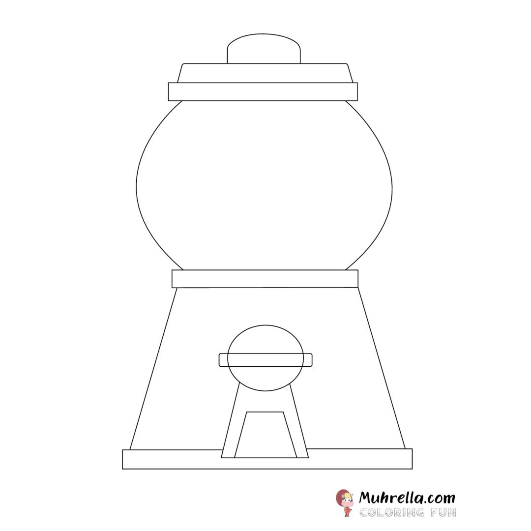 gumball machine printable