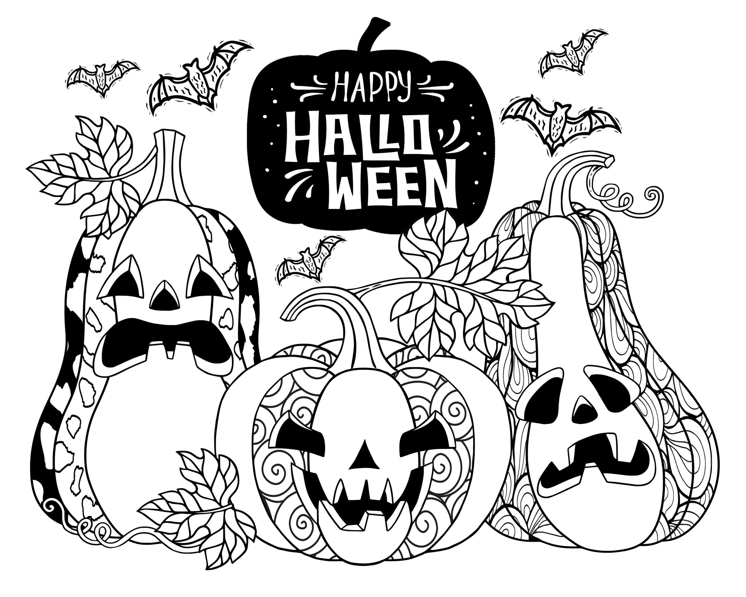 halloween coloring printable pages