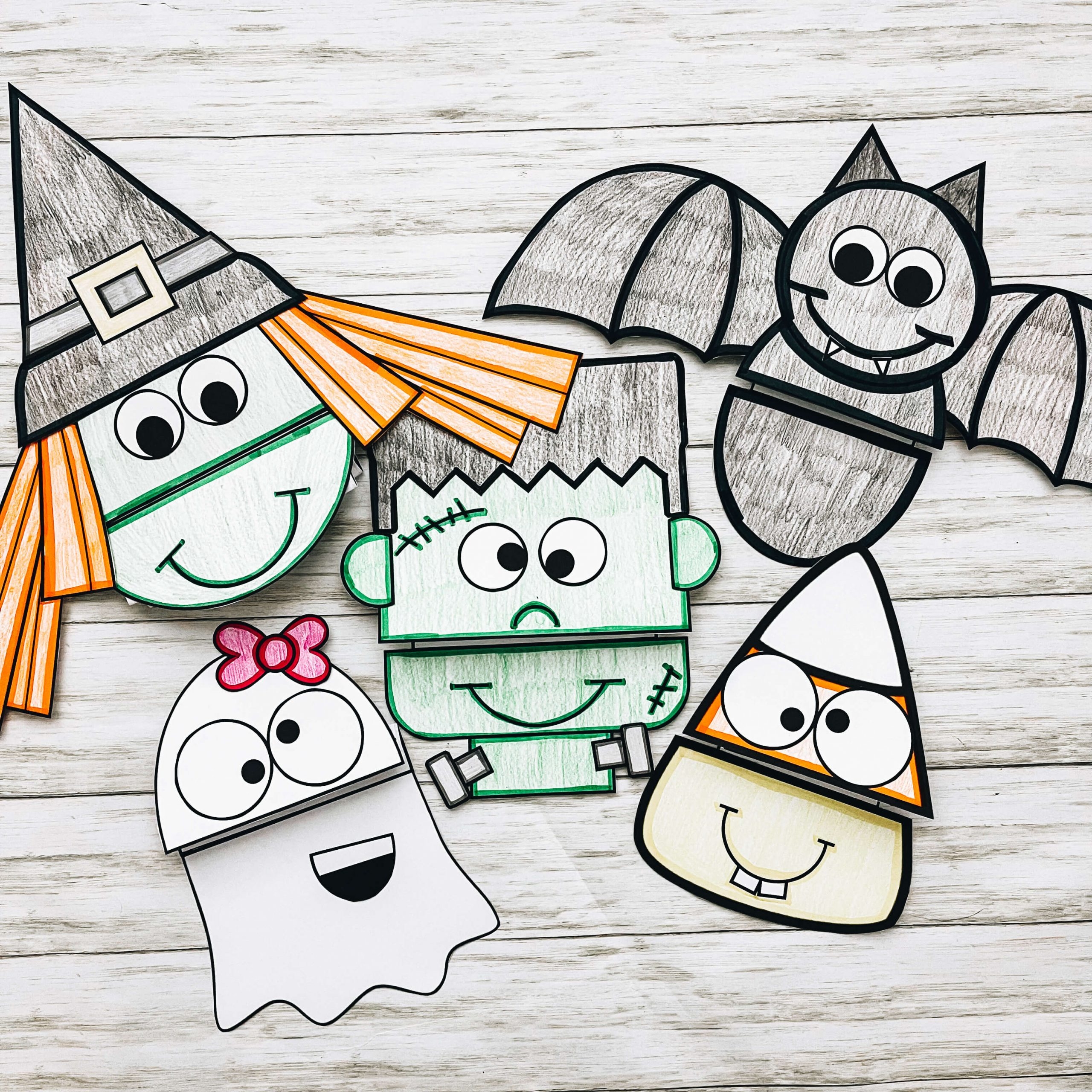 Halloween Craft Writing Template Bundle Stephanie Nash