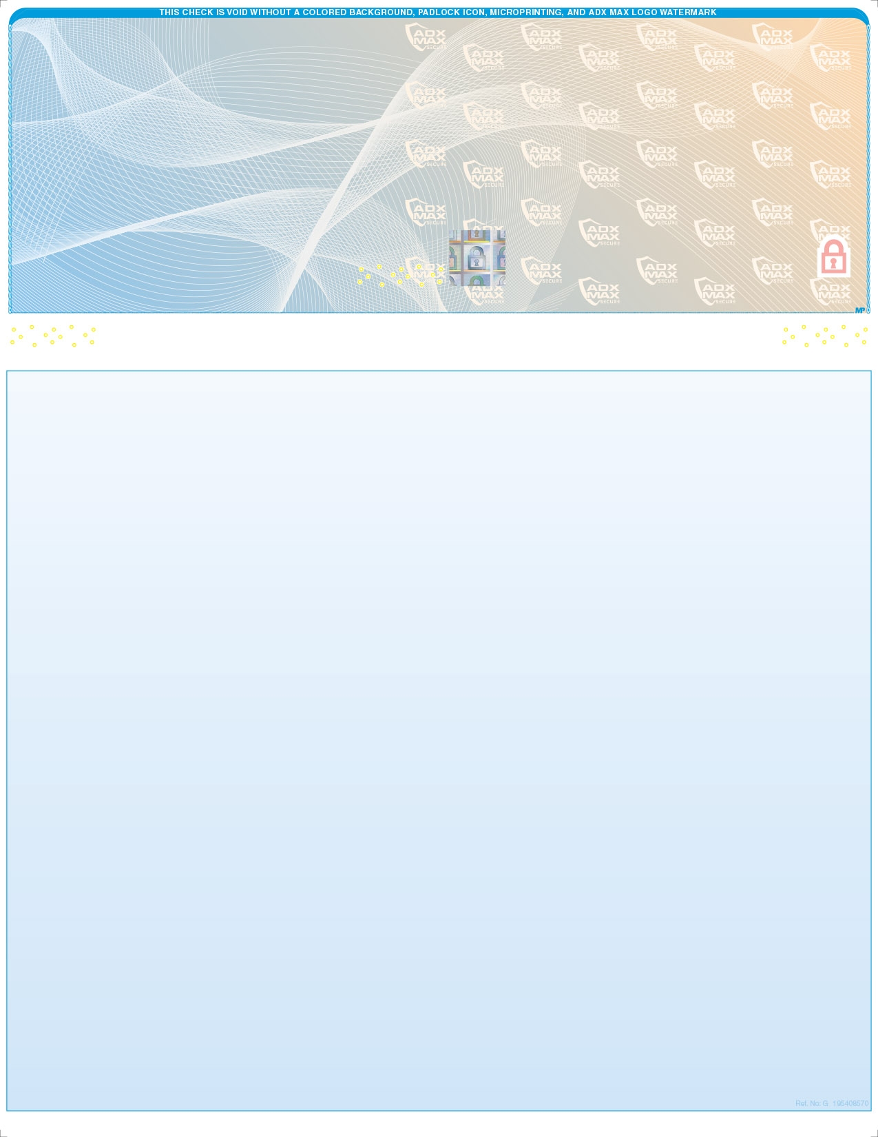 High Security Hologram Checks Same Day Shipping