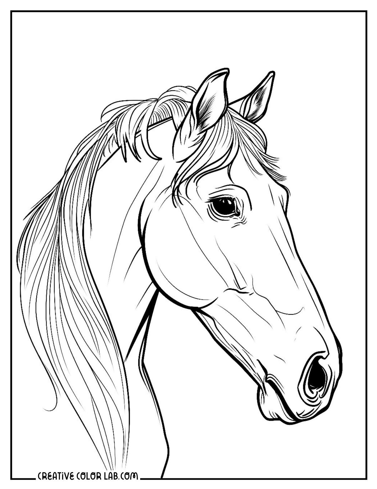 coloring pages horses printable coloring pages horses printable