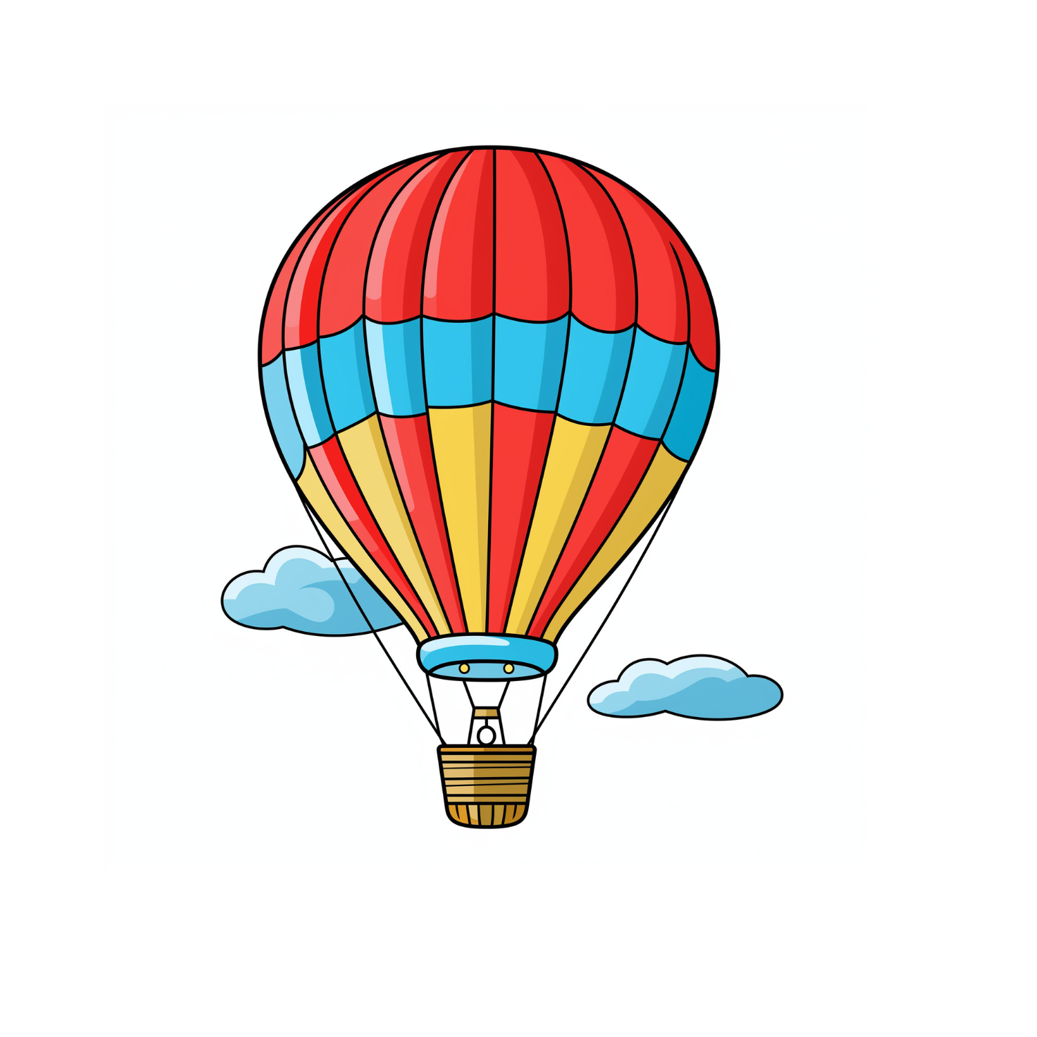 Hot Air Balloon Coloring Pages Worksheet Activities End Of The Year Activity PDF Printables Made By Teachers