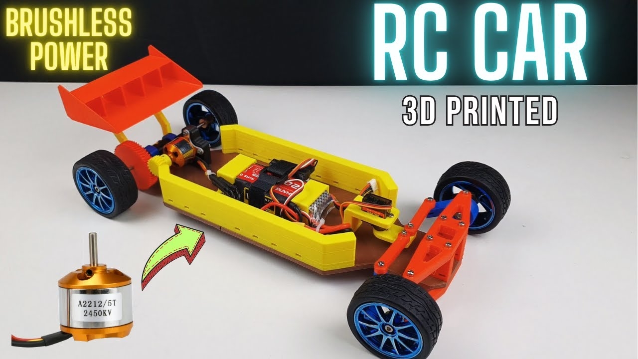 How I Built A Brushless 3D Printed RC Car From Scratch YouTube How I Built A Brushless 3D Printed RC Car From Scratch YouTube
