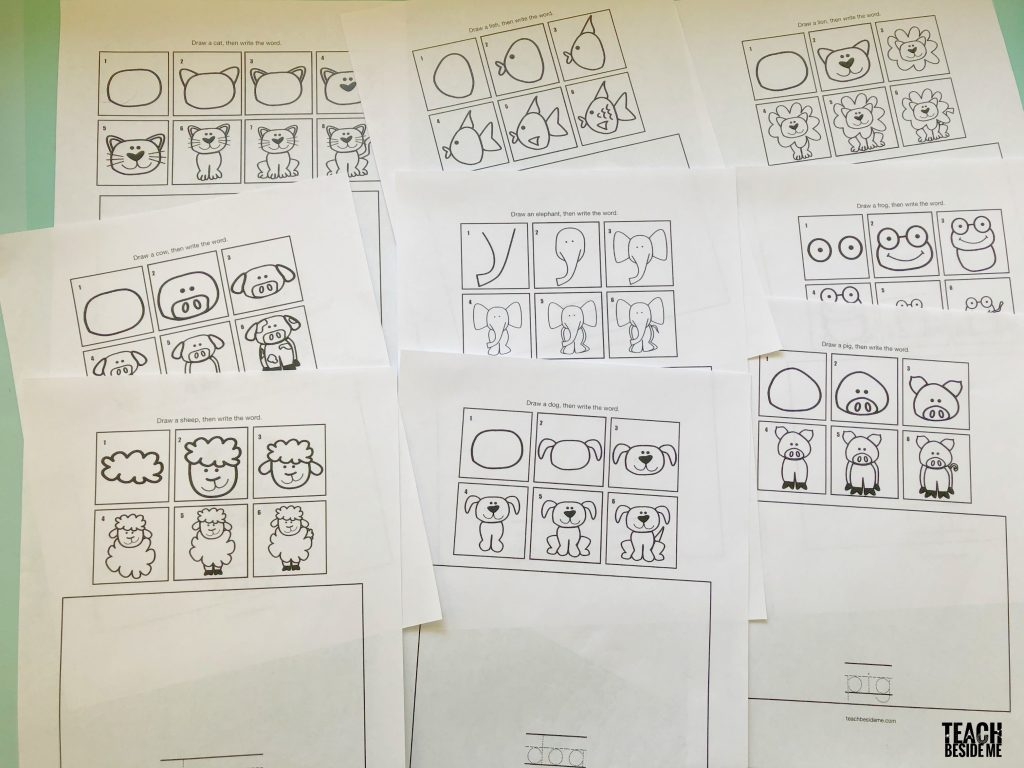 How To Draw Animals For Kids Draw Write Pages Teach Beside Me