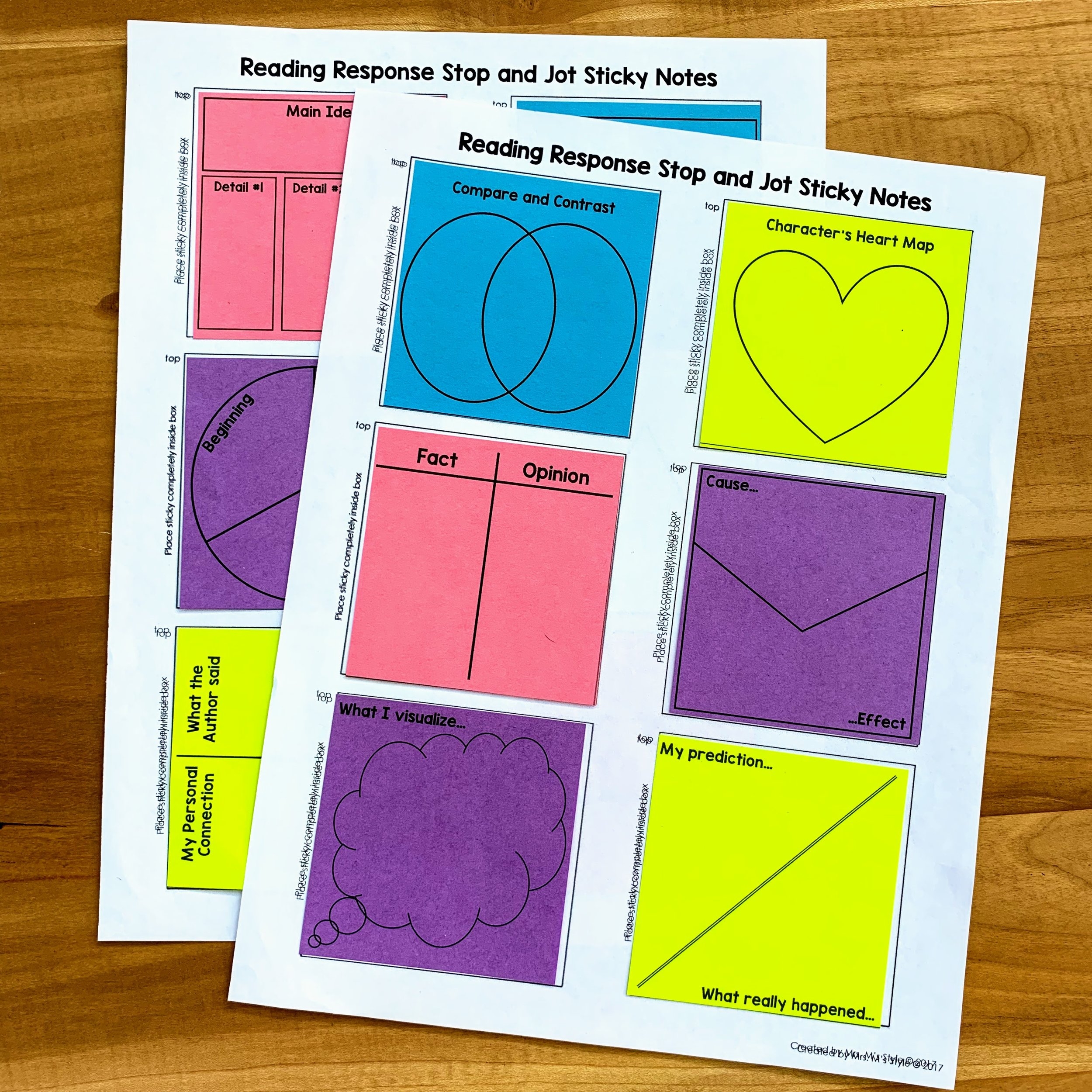 How To Print On Sticky Notes Stellar Teaching Co 