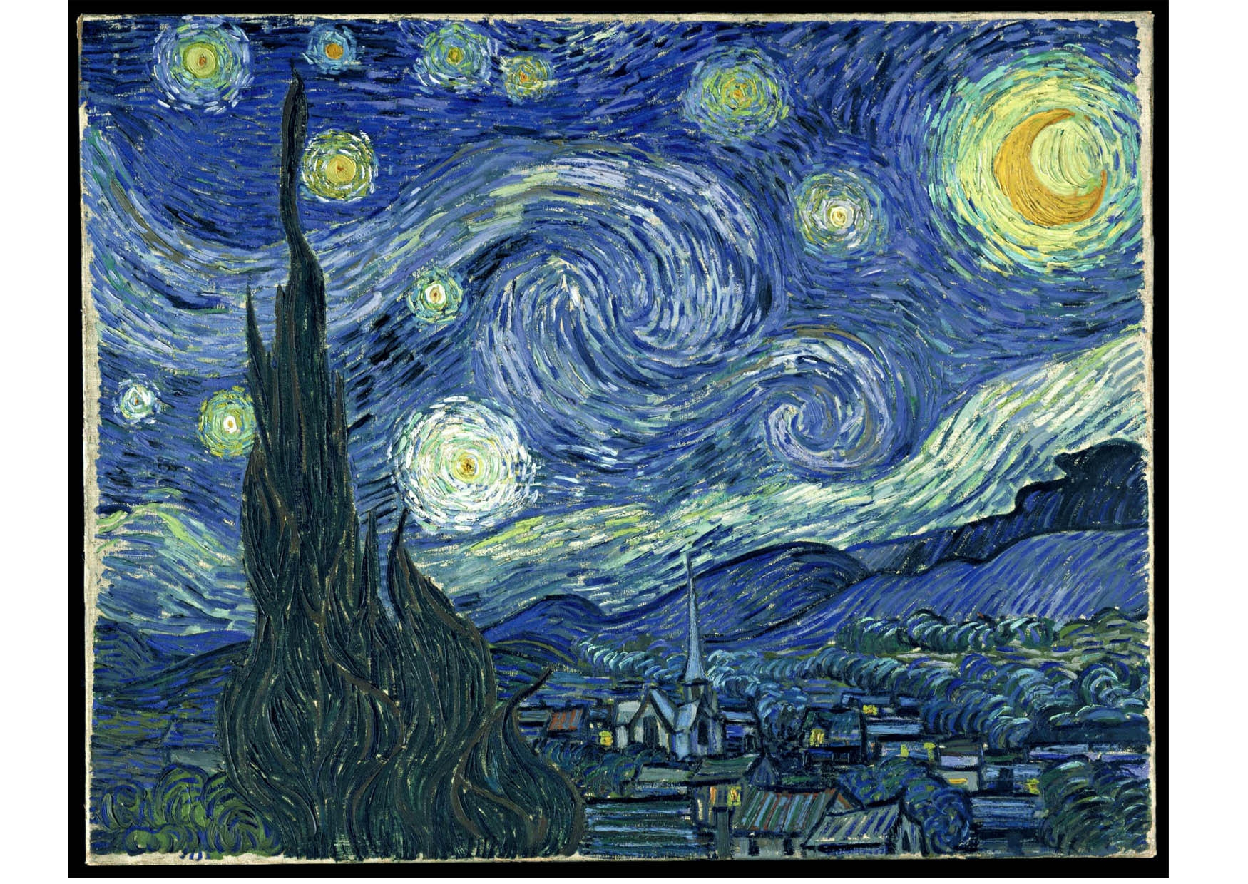 Image Starry Night Vincent Van Gogh Free Printables Img 14768