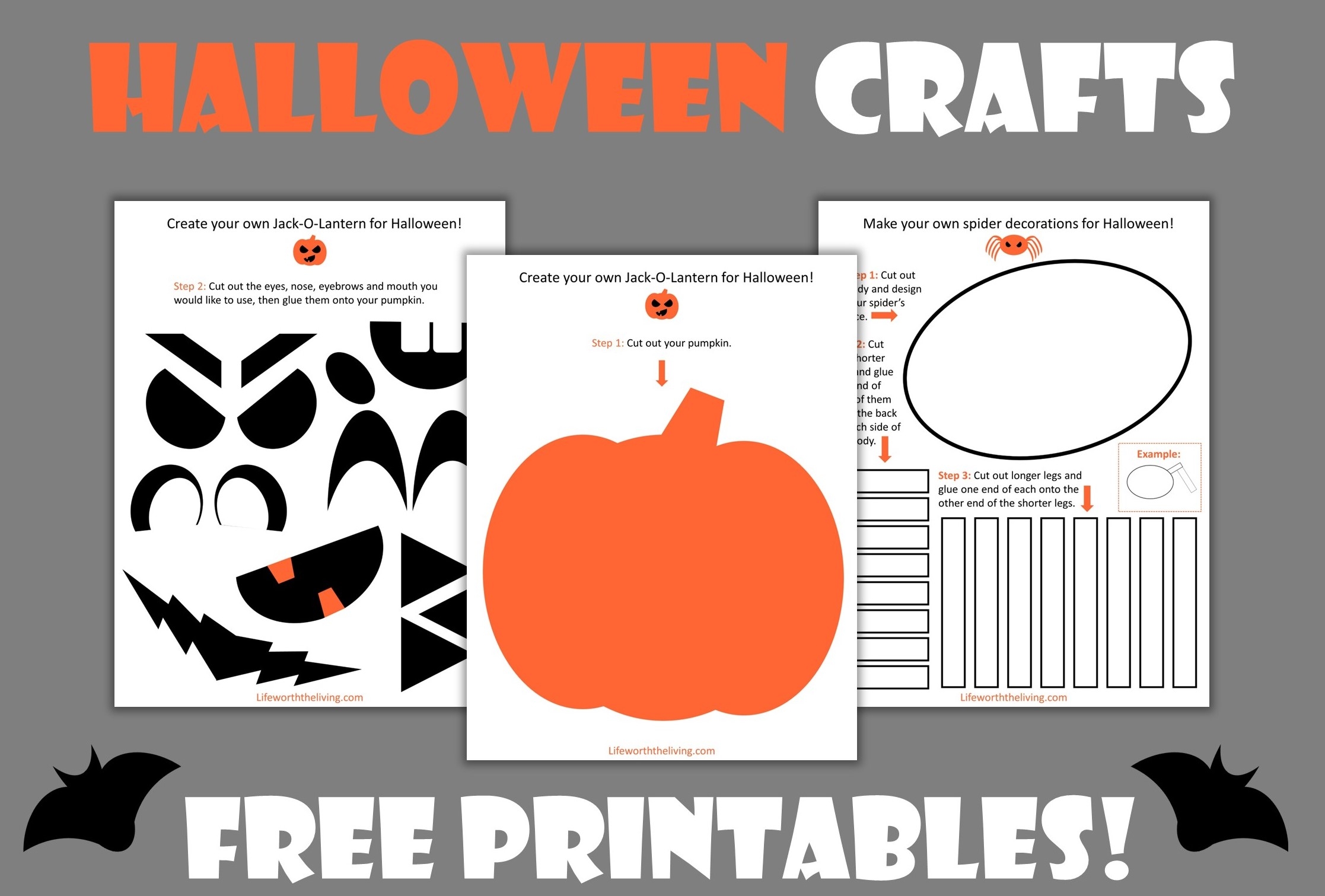 printable halloween crafts printable halloween crafts