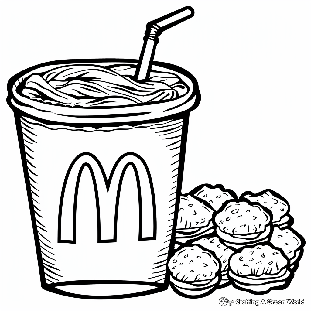 chicken nugget colouring pages printable chicken nugget colouring pages printable