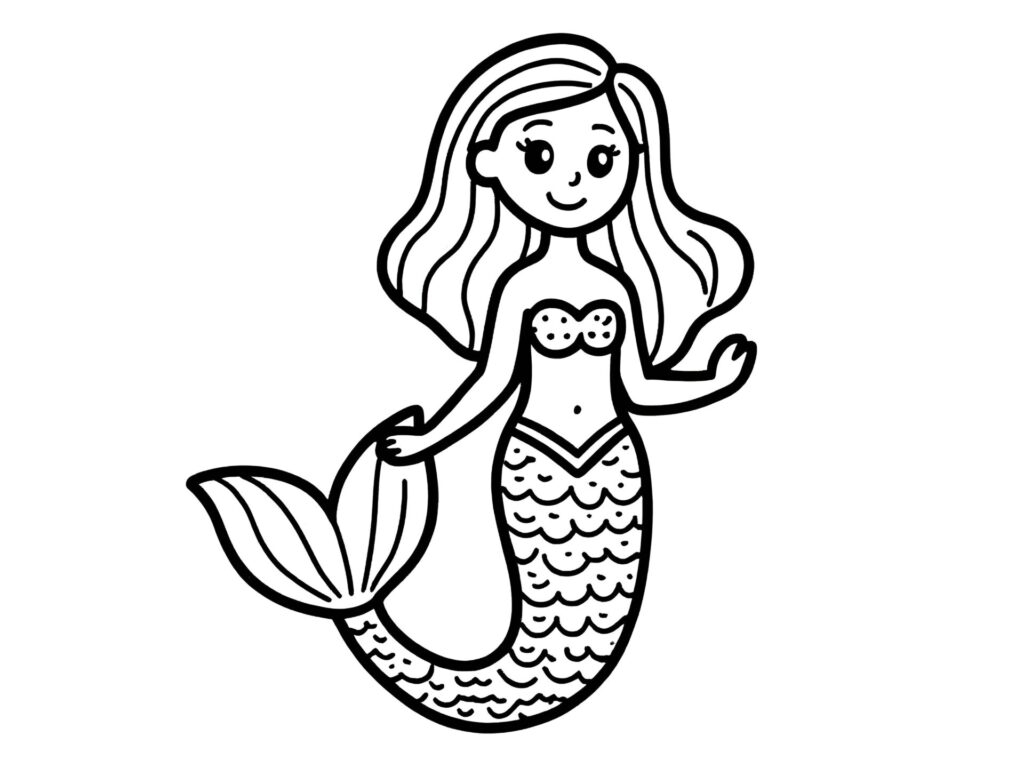 mermaid coloring pages printable mermaid coloring pages printable