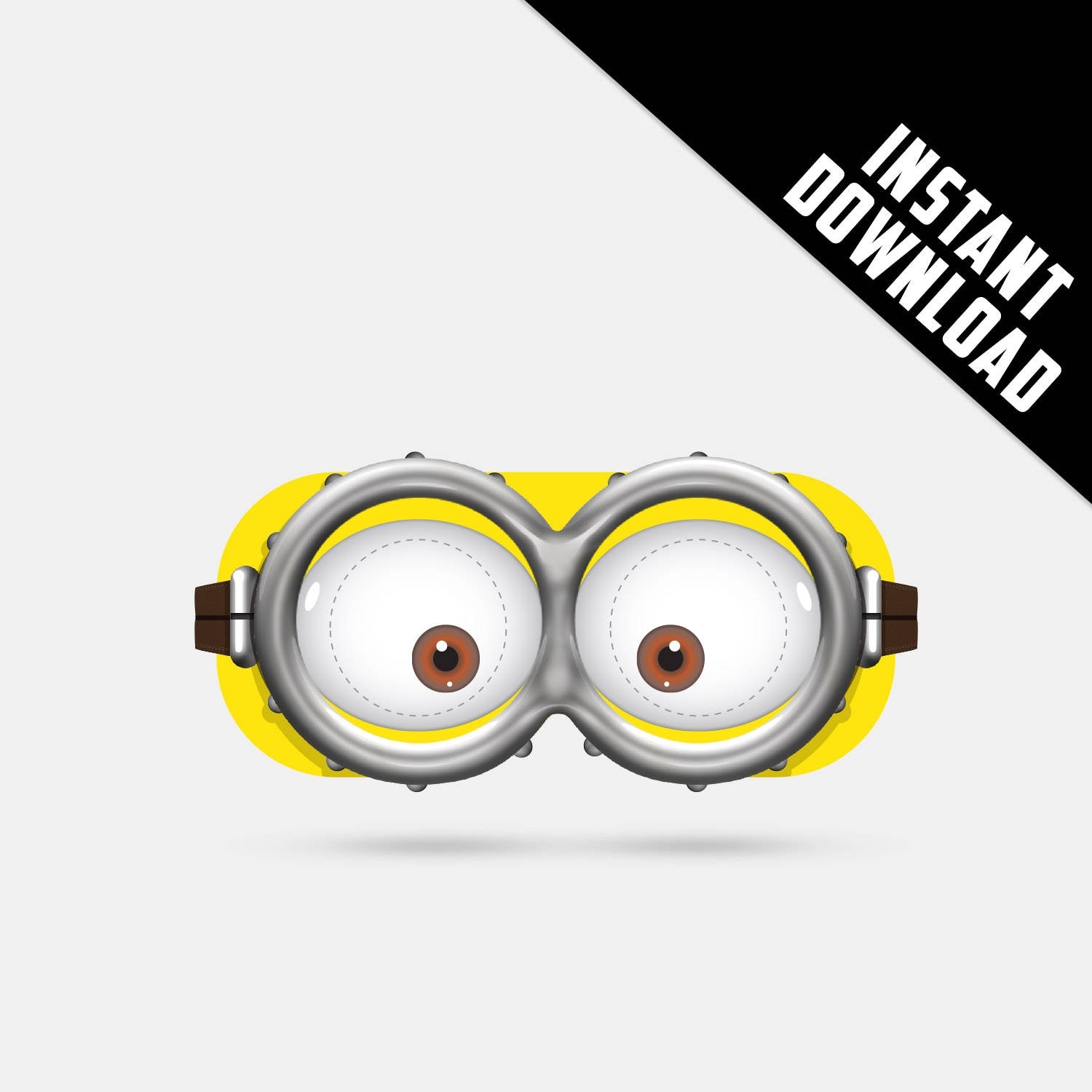Minion Eyes Diy Minion Crown Minion Birthday Crown Party Headband Printable