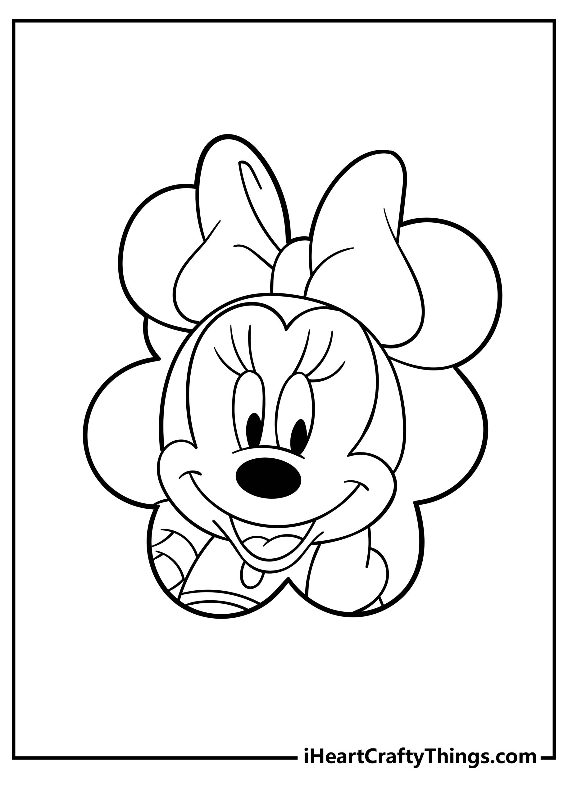 Minnie Mouse Coloring Pages 30 Free Printables 