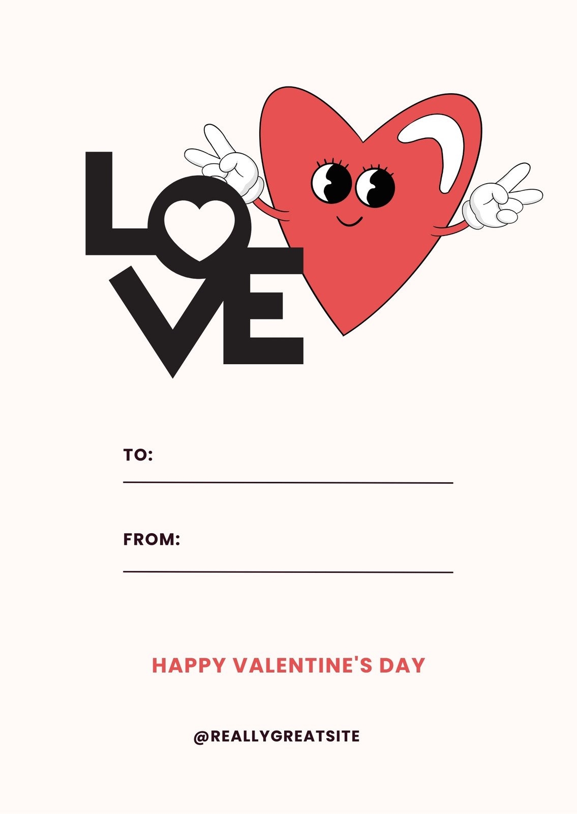 Page 6 Free Custom Printable Valentine s Day Card Templates Canva