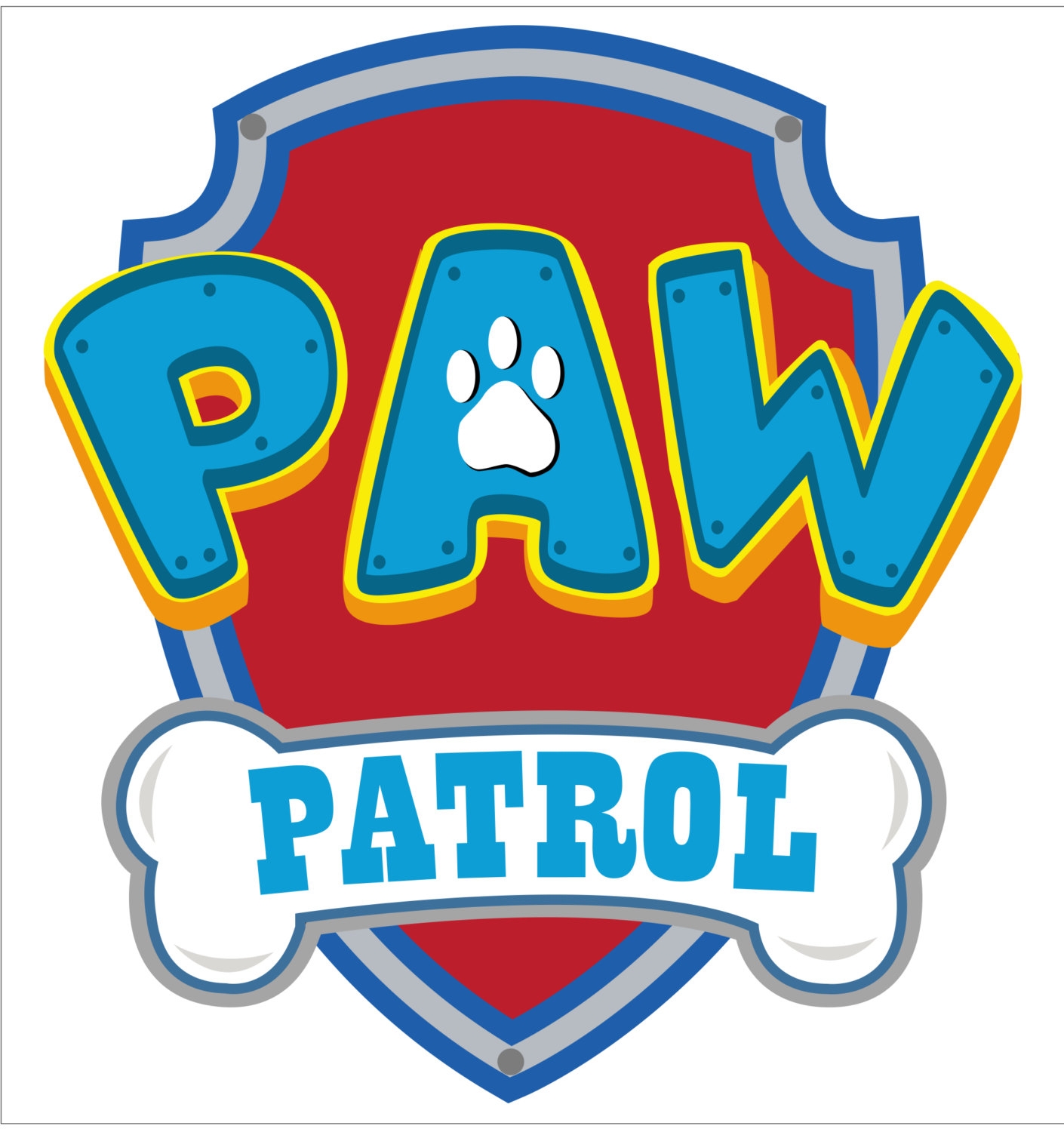 Paw Patrol Printable Logo Printable Party Favors