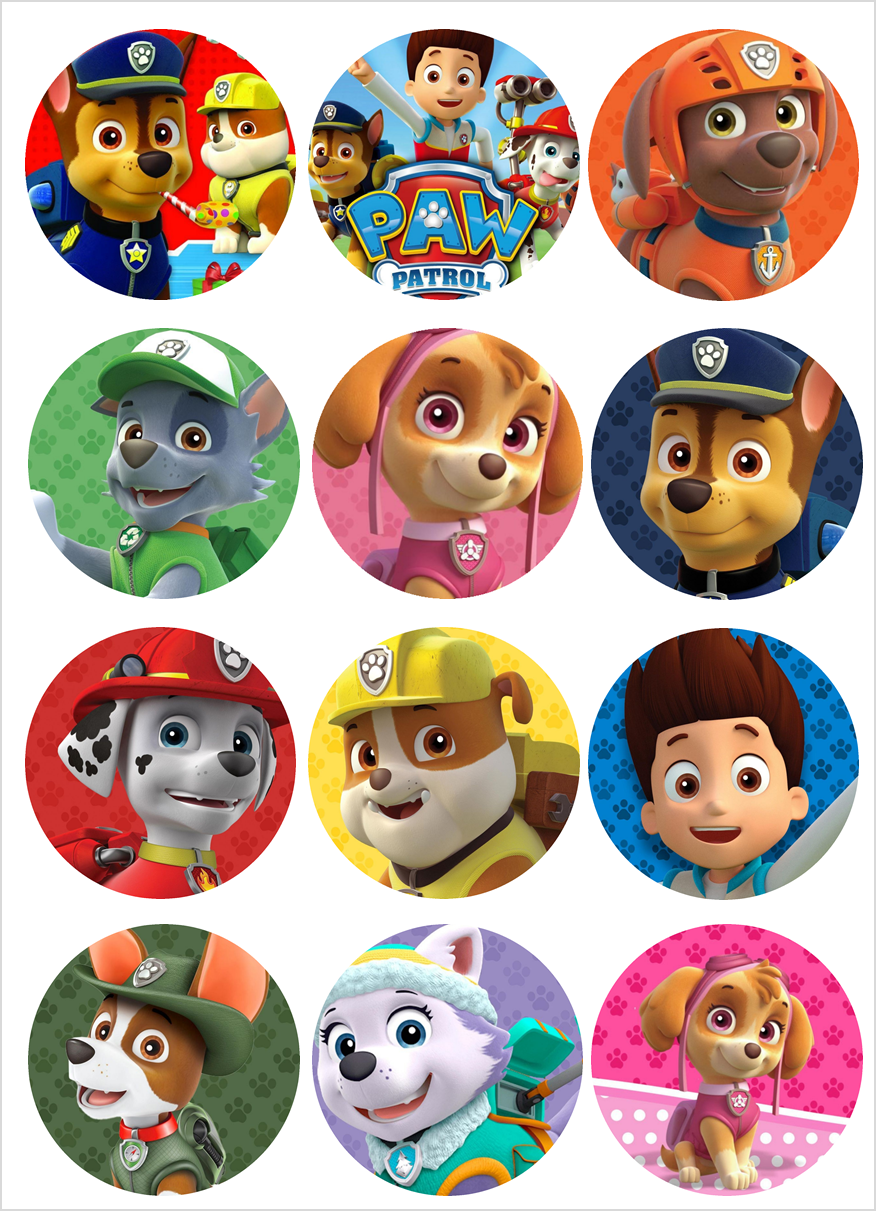 printable paw patrol