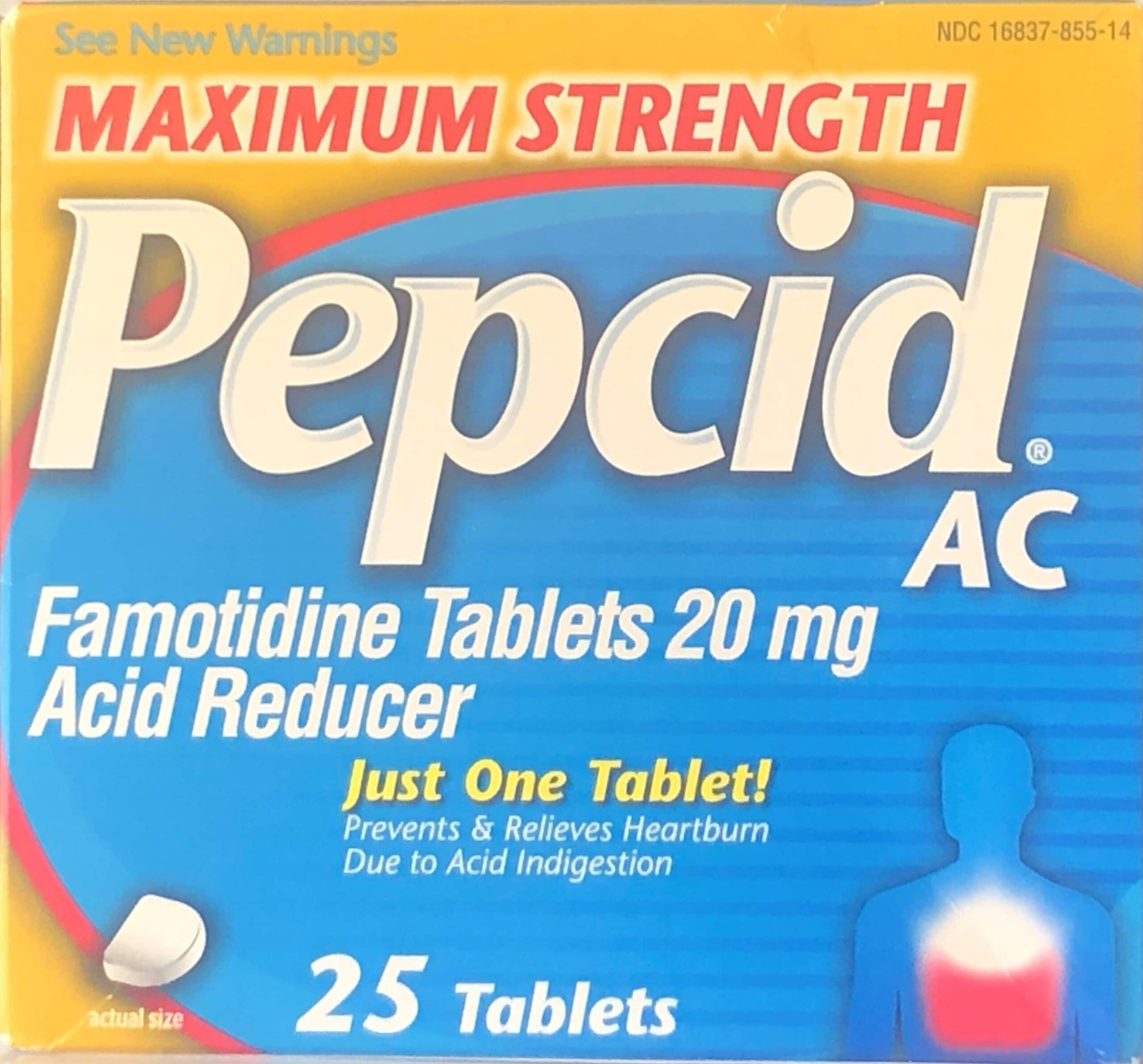 Pepcid AC Maximum Strength Famotidine Tablets Antacid Coated 25 Count In The Over The Counter Medicines Department At Lowes Pepcid AC Maximum Strength Famotidine Tablets Antacid Coated 25 Count In The Over The Counter Medicines Department At Lowes