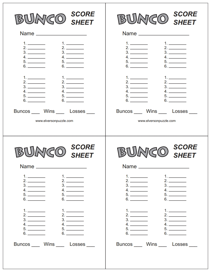 Perforated Game Score Cards PlayDice Bunco Score Sheets 100 Single Side Perforated Sheets For Game Night Large Print Score Sheets