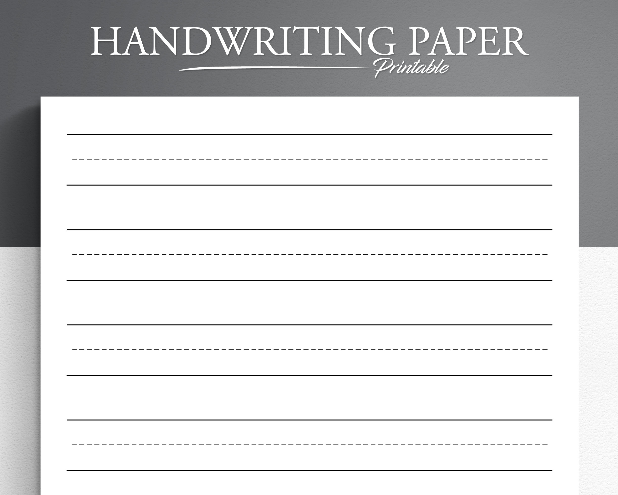 handwriting paper printable handwriting paper printable