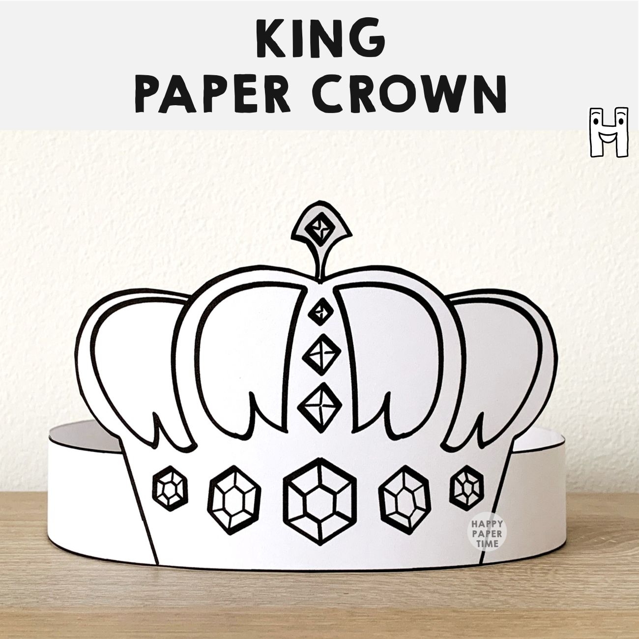 Prince King Paper Crown Template Printable Royal Coloring Craft Activity Made By Teachers