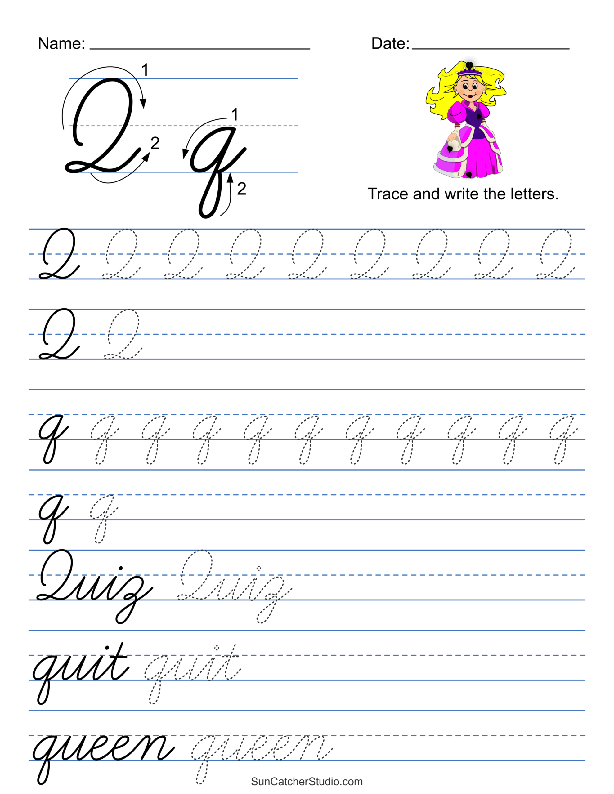 free printable cursive alphabet pdf