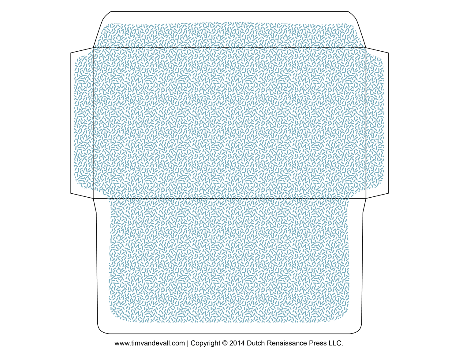 Printable envelope template Tim s Printables