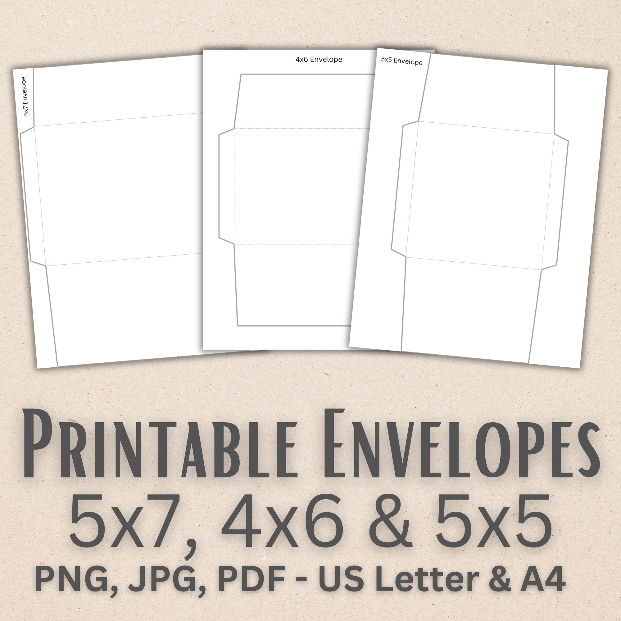 envelope template printable