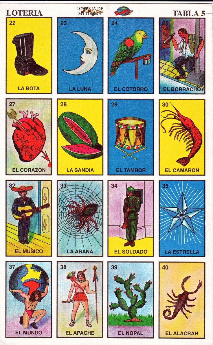 Printable Loteria Cards The Complete Set Of 10 Tablas Printable Digital Downloads For Arts And Crafts Party Supplies Printable Game Etsy