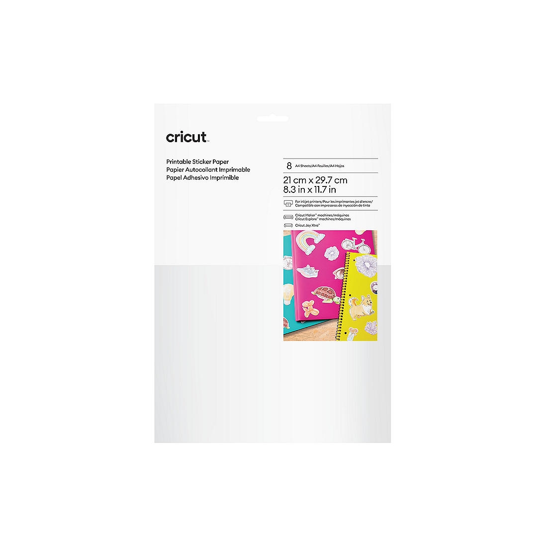 Printable Sticker Paper A4 8 Ct Cricut Shop