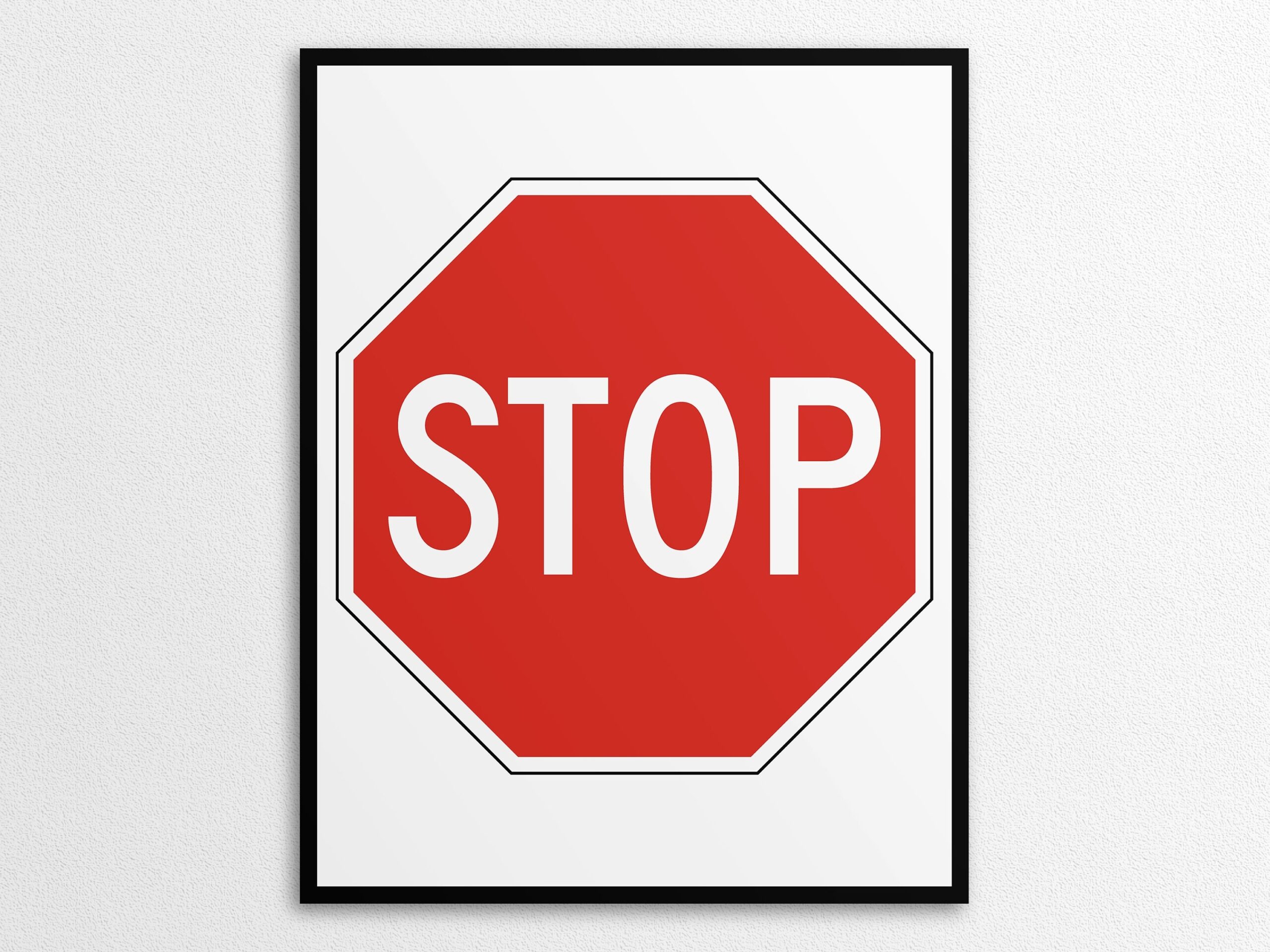 Printable Stop Sign In US Letter And A4 Sizes Instant Download PDF PNG Etsy Israel